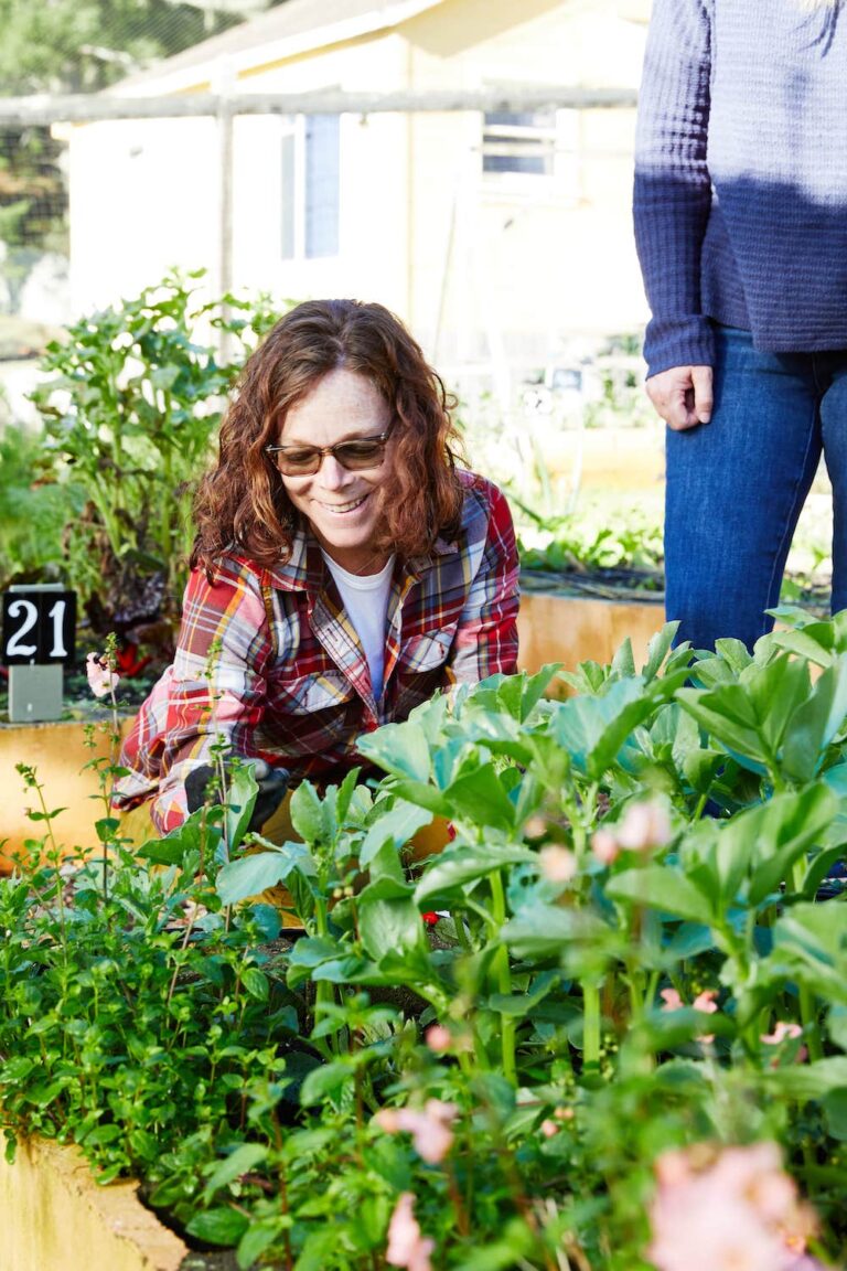 Tending to Mar Vista's gardens