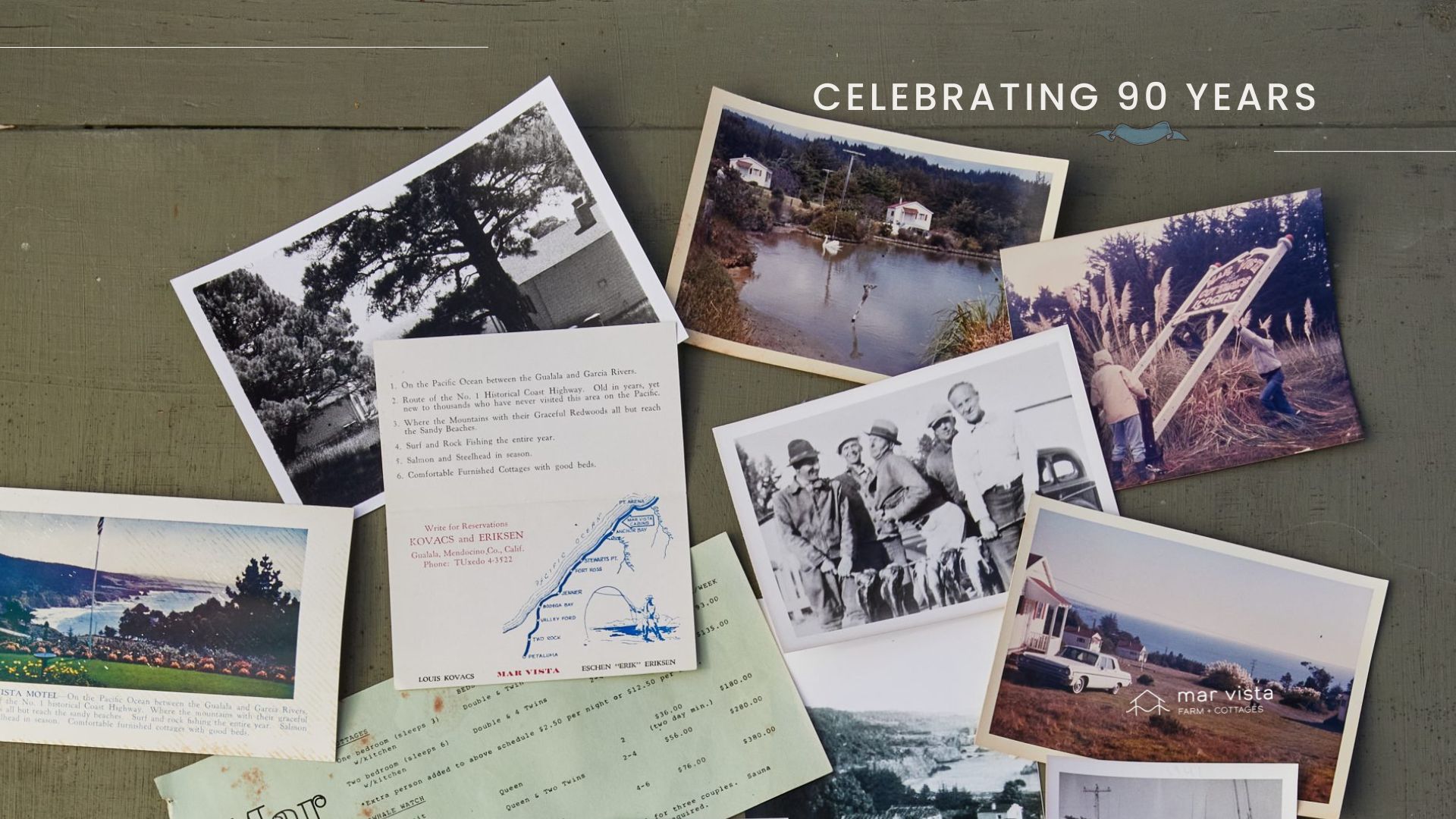 90 years at Mar Vista Farm and Cottages